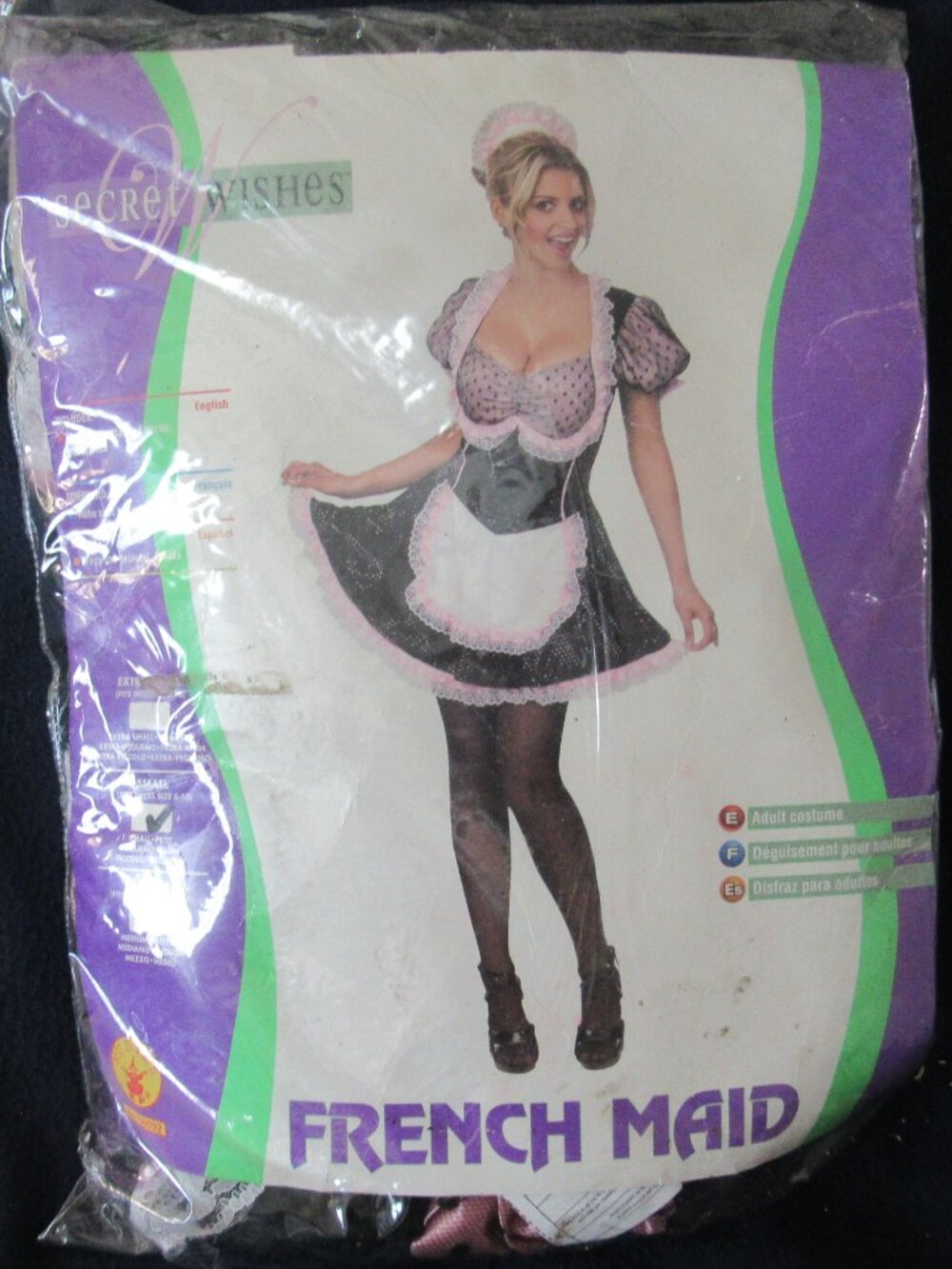 Secret Wishes size S. French Maid Costume. - Picture 3 of 3